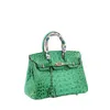 Aabirdkin Designer Totes Bag Alligator Simples Leather Cowhide Bag N009