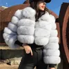 Women's Fur Faux Fur Casual White Black Fluffy Fall Winter Faux Fur Coat Women Short Jacket Long Sleeve Cropped Puffer Fur Jacket For Women Outwear T240122