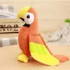 Plush Dolls 20/25/30/35cm Cute Simulation Parrot Doll Bird Plush Toy Grab Machine Doll Wedding Throwing Doll Children's Gift