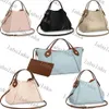 M51950 M54350 shoulder bag Desinger pierced flower decoration leather HINA small handbag Women bucket Handbag shopping cross-body2256