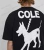 Herren T-Shirts Cole Buxton Pet Dog Print Minimalistischer Slogan Rundhalsausschnitt 1 1 Kurzarm-T-Shirt Schwarz Weiß S-XL T240122