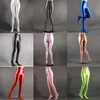 Capris High Spandex Solid Women Leggings sömlös hög midja transparent kvinnliga leggins Vita svarta sexiga byxor dansar för flickor 2022 Ny