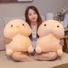 Pluche poppen Schattig Vleeskleurige Penis Knuffel Kussen Sexy Zacht speelgoed Gevuld Grappig Hanger Simulatie Mooi cadeau voor vriendin Kawaii pluche