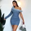 Vestido de banho feminino para mulheres 2024 roupa feminina maiô cobrir sensual slim fit um ombro pele sólida spandex saida de praia praia