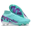 Sapatos de futebol de futebol masculino Superfly ix 9 360 elite fg xxv 25th anniversary luminous pack women meninos botas altas chuteiras US6.5-11