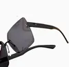 L 2024 Nouvelles lunettes de soleil carrées pour femmes Lunettes de conduite Nouvelles lunettes de soleil sans monture Mode Délicat Luxe ultra-léger L6226 UV400 protéger la lentille de haute qualité boîte d'origine