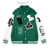 Heren Designer Leren Baseball Jas Mode Varsity Bomberjacks Casual Creme White Bunny Varsity Letterman College Jacket Heren Bovenkleding Jas Maat N1D1