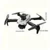 LU200 Drone WiFi FPV HD Double retenue d'altitude de quadcoptère RC pliable RC, évitant les obstacles de tous les côtés, localisation de l'écoulement optique avec deux batteries