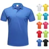 Puste suche dopasowanie koszule golfowe mężczyzn oddychający poliester szybki suchy koszulka polo unisex sportowy kołnierz T-shirt Polos Polos pour hommes