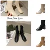 Bottes 2023 Automne Hiver Party High Talon Genou Longueur Femme Mode Véritable Cuir Manches Moyen