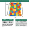 Сумки для покупок в полинезийском племени Фиджи на заказ, полноцветный принт, 2024, дорожный эко-макияж на шнурке, тканевый рюкзак для хранения