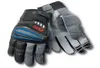 Motorcycle Motorrad Rally Black Red Leather Gloves GS Cycling Gloves8960548