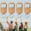 51020Pcs Bottle Opener Beer Wine Juice Openers Stainless Steel Wooden Key Chain Creative Gift Home Kitchen Gadgets 2023 240122