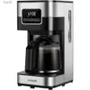 Macchina per il caffè Macchina per caffè SHARDOR Macchina per caffè programmabile da 10 tazze con timer Caffettiera a goccia con spegnimento automatico Ideale per l'home office YQ240122