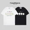 Camiseta de manga curta com estampa de frutas tropicais Casablanca na moda Casablanca