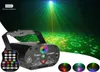 Projecteur de scène Laser LED RGB commande vocale musique Disco lumière famille fête d'anniversaire faisceau lumineux son activé Flash DJ Lamp6825668