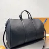 Designer quente dufflemen mulheres moda bolsa de viagem grande capacidade bolsa clássico impresso revestido lona couro bolsa de viagem bolsa de embarque