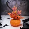 Decoratieve bloemen kunstmatige pompoen herfst decor rekwisieten voor slaapkamer open haard bruiloft