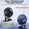 Electric Fans 3 Mode USB Mini Clip Fan Ultra-quiet Desk Fan High Quality Portable Air Circulating USB Fan Cooling Ventilador Stroller Clip FanL240122