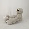 Mignon paresseux rideau boucle poupée forêt animal dessin animé rideau corde attaché en peluche poupée en peluche jouet