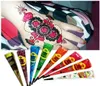 White Red Black Henna Cone Kit Mehendi Body Painting Art Akvagrim Henna Tool With 10 Sex Tattoo Stickers5027555