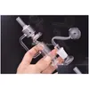 Cachimbos de fumar com alça Mini 14mm Feminino Joint Bongs Recycler Percolator Hookahs Vidro Dab Oil Rig Water Pipe Burner Drop Delivery H Ottla