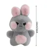 Poupées en peluche lapin mignon, jouets en peluche, pendentif de sac, jouet pour enfants filles, cadeaux d'anniversaire, Mini poupée en peluche animale, porte-clés