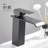 Rubinetti per lavandino del bagno Rubinetto per lavabo in acciaio inossidabile 304 Uscita acqua a testa piatta Connessione singola Tipo di sollevamento