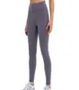 135 Leggings sportivi Pantaloni da yoga da donna con tasche Vita alta Allenamento femminile Abiti da fitness nudi Collant da palestra Pantaloni sportivi elasticizzati1917658