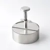 Hamburger Press Burger Patty Maker 304 Stal nierdzewna wieprzowa wołowina Burgery Manual Press Form do grilla Griddle Meat Tool 240118