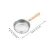 Pannor Gridle Pan 316 Rostfritt stål omelett Stek biff honungskaka non-stick (14 cm) ägg litet för ägg stekt spis mini pannkaka