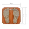 Intelligentes, wiederaufladbares 3D-EMS-Fußmassagepad, Puls, lindert Schmerzen, entspannt Fuß, Akupressur, Muskelstimulation, verbessert die Durchblutung 240119