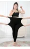 Capris 100150kg Autumn woman leggings High Stretch Black Trample Feet Leggings High Waist Leggigns Solid Color Skinny Pants