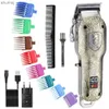 Hårklippare Surer Hair Clipper Professional Metal Relief Hair Cutter Kit For Men 2021 Ny design Barber Shop Hair Cutting Machine Cordless YQ240122