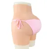 Kostymtillbehör Silikonbyxor Realistiska vagina Shemale Butta Shaper Shorts Padded Push Up Hip Enhance Underwear for Cosplay