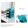 Kitchen Storage 1PC Refrigerator Can Beer Wine Bottle Holder Rack Anti-skid Hollow Design PP Stackable Stand For Organizer