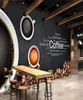 3D Duvar Kağıdı Bar Kahve Dükkanı Duvar Kağıdı Avrupa ve Amerika HD Dijital Baskı Nem Ev Dekoru Boyama Duvar Duvar Kağıtları9851700