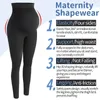 Capris leggings para maternidade cintura alta grávida barriga apoio legging mulheres gravidez calças magras corpo moldar moda roupas de malha