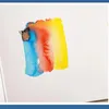 供給バオホンアーティスト水彩ペーパープロフェッショナルコットン転送水カラーポータブルトラベルスケッチブック描画芸術用品