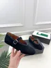 Designer de luxo sapatos femininos ballet flats escavados malha sandália cabeça redonda strass fivela mary couro genuíno jane sapatos mocassins