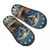 Chinelos Romany Guest para Spa Mulheres Impressão Personalizada Gypsy Flag House Slipper