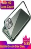 Magnetiskt tempererat glasfodral med HD -linsskydd Metall 360 Skyddsskydd för iPhone SE2 XR XS 11 Pro Max 8 7 Plus7977639