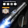 Flashlights 1200000LM 800W Powerful Flashlight USB Recharge Flash Light Super Bright LED Flashlights Zoom Tactical Lantern Long Shot Torch 240122