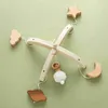 Mobiles# Mini Wooden Star Moon Mobile Rattle Baby Stuff Babies accessories newborn brinquedo bebe 0 12 mesesvaiduryb