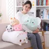 Plush Dolls Hot 20/28cm Soft Animals Cartoon Cat Pillows Cushion Lovely Rabbit Stuffed Dog Penguin Pig Frog Plush Toy Birthyday Gift