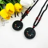 Camaz Health Care Necklace Quantum Pendant Lava Stone I Love You Numerical Scalar Energy Pendant For Women Ladies Gift