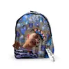 Sacs Popular Youngful Inoxtag School Sacs Notebook Backpacks Boys / Girls 3D Print Oxford Imperproof Key Chain Small Travel Sacs