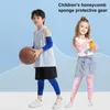 Kniebeschermers voor sport Compressiebeugels Hoge elastische mouwen voor kinderen Zacht Ademend Actief