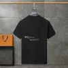 رجل tirt homme mens tshirt designer tops letter raster print كبير الحجم قصير الأكمام قميص قمصان Tee Pullover Cotton Summer Summer