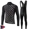 Conjuntos de carreras 9D GEL PAD 2024 Pro Team Morvelo Manga larga Ciclismo Jersey Pantalones Conjunto Ropa de otoño Jerseys de bicicleta de carretera Kits de babero